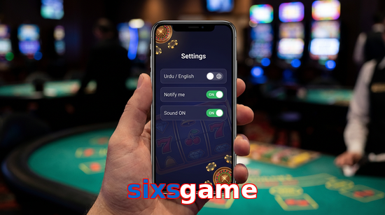 Game list for Sixsgame app section