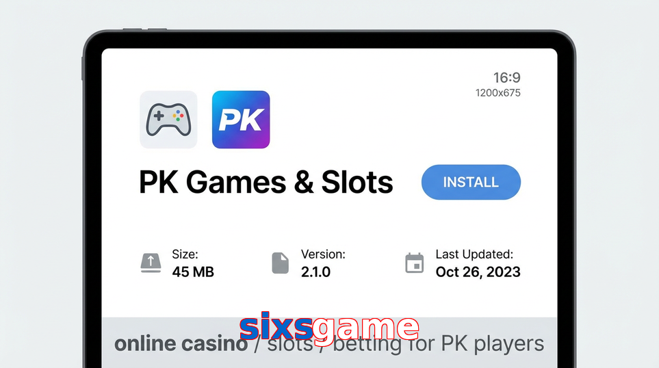 Game list for Sixsgame gameapk section